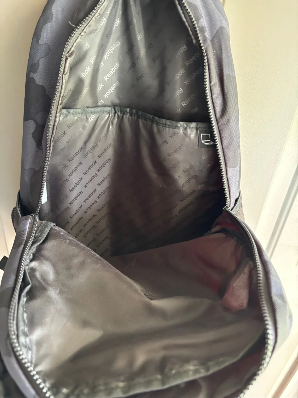 Reebok backpack featuring